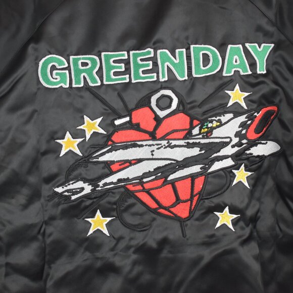 Other - Green Day Saviors 2024 Tour Satin Bomber Jacket SZ XL Ltd Ed Concert Merch NWT